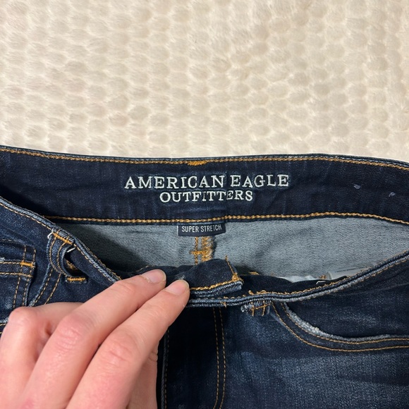 American Eagle Super Stretch Hi-Rise Shortie Shorts - Picture 3 of 4